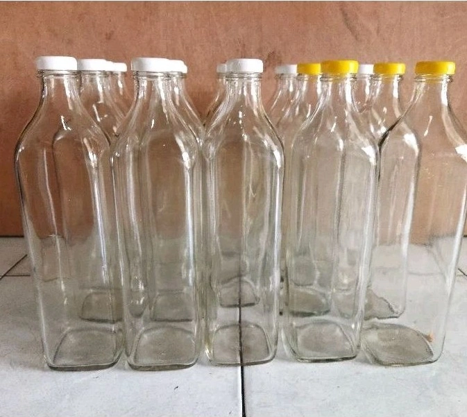 Botol Kaca Kotak 750ML Polos Wijen 750ML - Image 1
