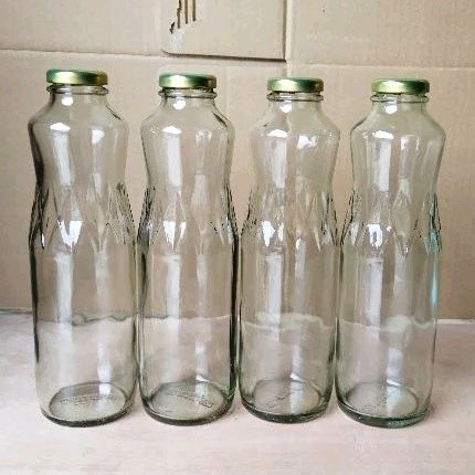 Botol Jus 750ML Kaca Polos - Image 1