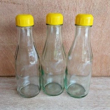 Botol Kaca 200ML Polos Saos 200ML - Image 1