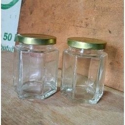 Botol Kaca Hexa 195ML & 300ML Hexagonal 195ML & 300ML Polos Pernah Pakai - Image 2