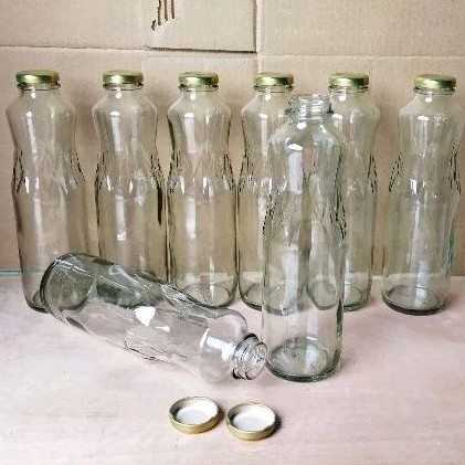 Botol Jus 750ML Kaca Polos - Image 2