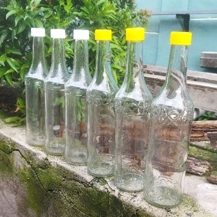 Botol Kaca 700ML Polos Tutup Dispenser Dan Ulir Monim 700ML - Image 3