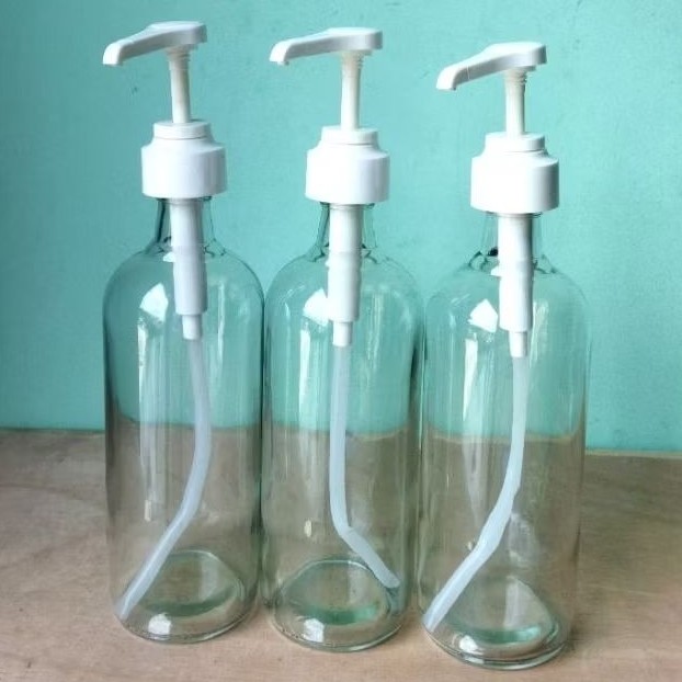 Botol Kaca 1L Pump Gede Donal 1L Pump - Image 3