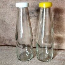 Botol Kaca Fibe 100ML Polos Tutup Pop-up & Dispenser - Image 3