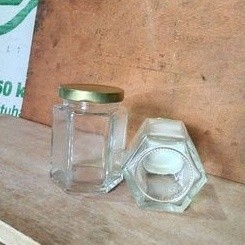 Botol Kaca Hexa 195ML & 300ML Hexagonal 195ML & 300ML Polos Pernah Pakai - Image 3