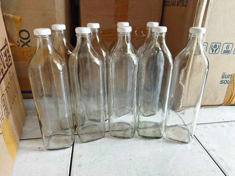 Botol Kaca Kotak 750ML Polos Wijen 750ML - Image 3