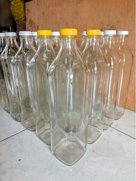 Botol Kaca Kotak 750ML Polos Wijen 750ML - Image 4