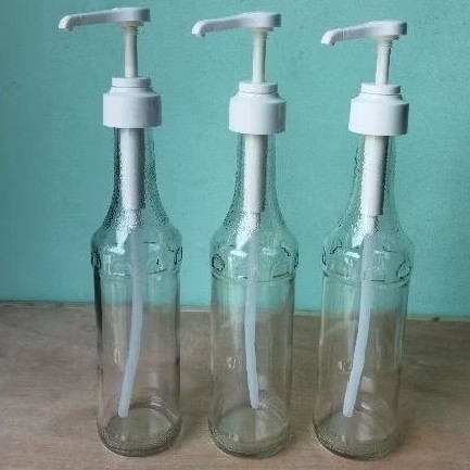Botol Kaca 700ML Pump Gede Monim Pump - Image 4