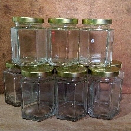 Botol Kaca Hexa 195ML & 300ML Hexagonal 195ML & 300ML Polos Pernah Pakai - Image 5