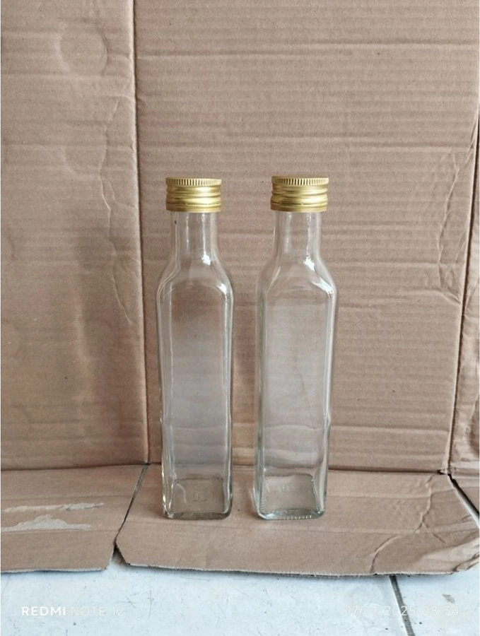 Botol Kaca 250ML Ulir Kotak Kotak 250ML - Image 8